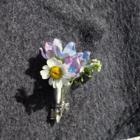 Miniature Vase Brooch | Wearable Flower Holder Pin for Real Flowers