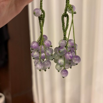 UV Color Changing Grape Keychain