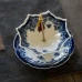 Creative Spinning Umbrella Tea Strainer | Handcrafted Blue and White Porcelain Tea Infuser