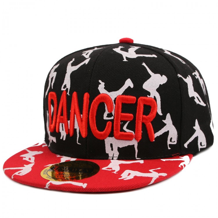 Baseball cap dancer logo