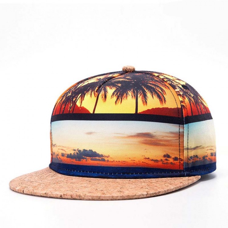 Baseball Cap 3D Thermal Transfer Beach