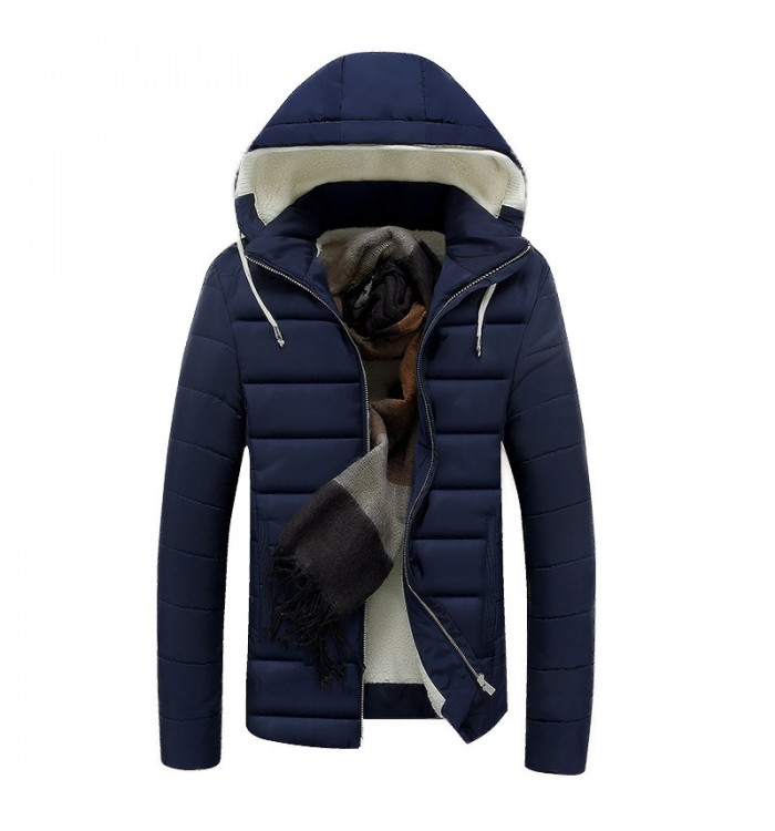 Hooded sherpa jacket