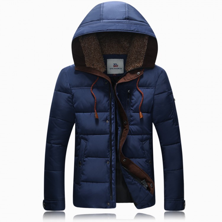 Hooded sherpa jacket zipper