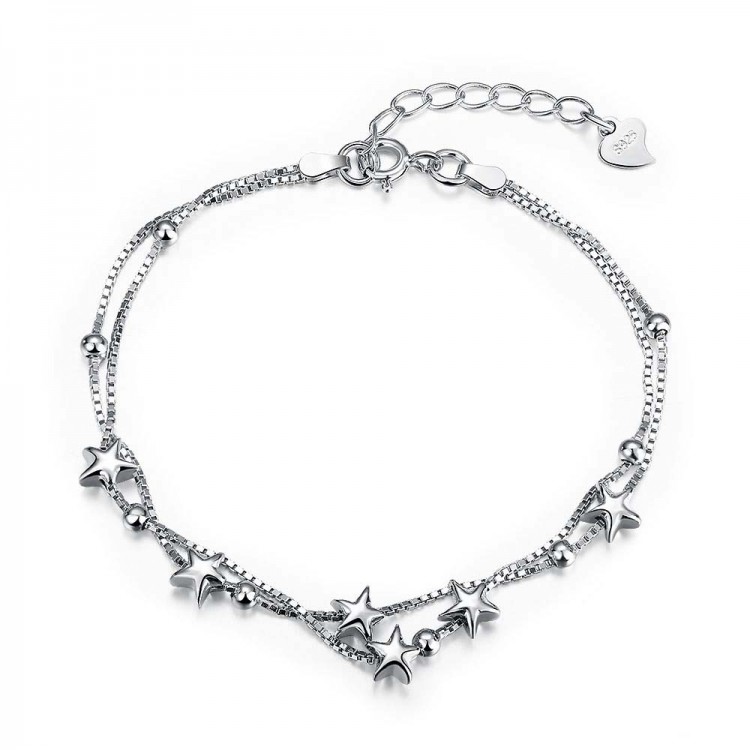 Silver Zircon Bracelet 
