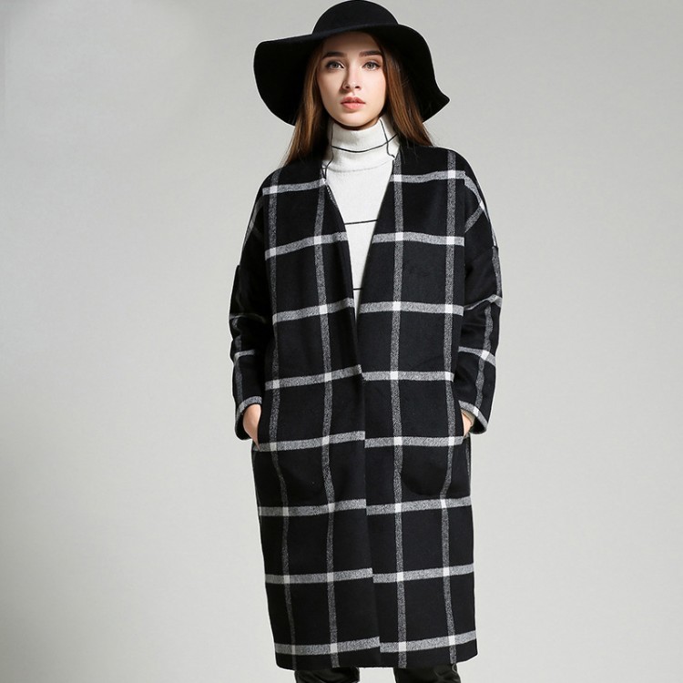 Women's Plaid Coat