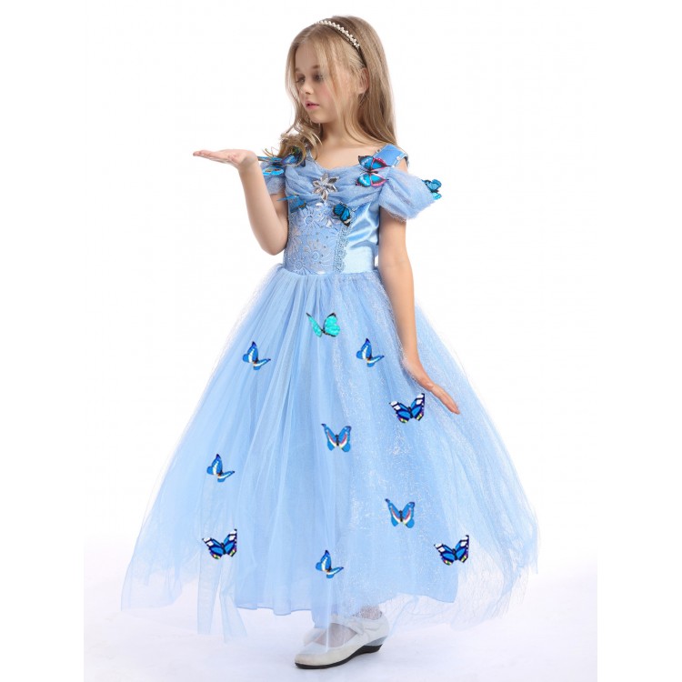 Dress cinderella short sleeve